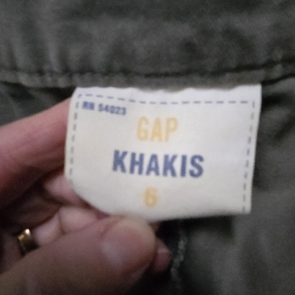 Gap Khakis Olive Women's Skirt Sz6 - Picture 4 of 5